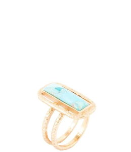 �o�[�X ���f�B�[�X �A�N�Z�T���[ �w�� Barse Willa Blue Turquoise Golden Statement Ring Turquoise/Gold �^�[�R�C�Y