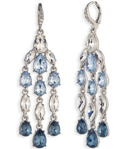 �W�o���V�[ ���f�B�[�X �A�N�Z�T���[ �s�A�X�E�C�������O Givenchy Shaky Rhinestone Chandelier Earrings Denim �f�j��
