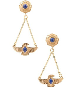 �o�[�X ���f�B�[�X �A�N�Z�T���[ �s�A�X�E�C�������O Barse Bronze And Lapis Deserthunderbirdrop Earrings Lapis/Gold �S�[���h