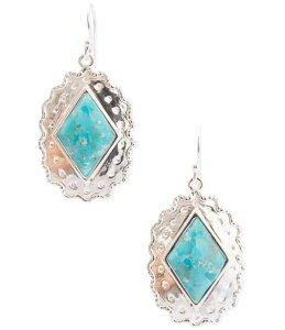 �o�[�X ���f�B�[�X �A�N�Z�T���[ �s�A�X�E�C�������O Barse Bronco Silver And Genuine Turquoise Drop Earrings Turquoise/Silver �^�[�R�C�Y