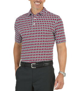 �A�C�r�[�N�[�� �����Y �g�b�v�X �V���c �v�����g IBKUL Casino Royale Printed Short Sleeve Polo Shirt Casino Royale/White �z���C�g