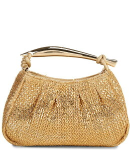 �Z�U���k ���f�B�[�X �o�b�O �g�[�� Cezanne Organic Handle Metallic Top Handle Clutch Gold �S�[���h