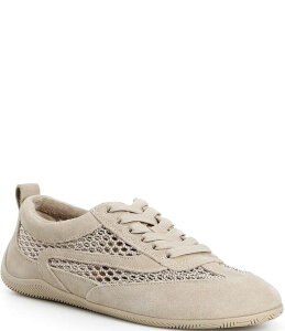 �W�����r�j ���f�B�[�X �{�g���X �J�W���A���p���c ���b�V�� �X�j�[�J�[ �X�G�[�h Gianni Bini Cable Suede and Mesh Retro Sneakers Bare Beige �x�[�W��