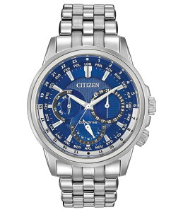 �V�`�Y�� ���f�B�[�X �A�N�Z�T���[ �r���v T�V���c Citizen Men's Eco-Drive Dress Classic Analog Stainlessteel Bracelet Watch Silver/Blue �u���[