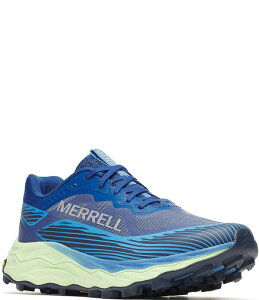 ������ �����Y �V���[�Y �X�j�[�J�[ Merrell Men's Agility Peak 6 Trail Runners Dark Blue �u���[