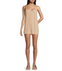 �r���{�� ���f�B�[�X �g�b�v�X �����s�[�X �����p�[�X �m�[�X���[�u Billabong Fresh Daze Sleeveless Romper Caramel Cafe