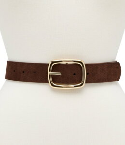 �f�B���[�Y ���f�B�[�X �A�N�Z�T���[ �x���g �X�G�[�h Dillard's 1.25 Rectangular Bucklembossed Faux Suede Belt Chocolate �`���R���[�g