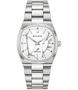 �u���o �����Y �A�N�Z�T���[ �r���v T�V���c Bulova Men'super Seville Three Hand Stainlessteel Bracelet Watch Silver �V���o�[