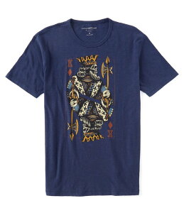 ���b�L�[�u�����h �����Y �g�b�v�X �V���c T�V���c ���� �O���t�B�b�N Lucky Brand King Of Diamonds Short-Sleeve Graphic T-Shirt American Navy �l�C�r�[