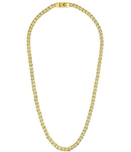 �u���o �����Y �A�N�Z�T���[ �J�t�X�{�^�� T�V���c ���[�X Bulova Men's Gold Tone Stainlessteel Chainecklace Gold �S�[���h