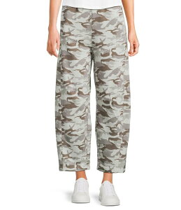 �t���b�O �A���h �A���Z�� ���f�B�[�X �{�g���X �J�W���A���p���c Flag and Anthem Keira Camo Barrel Pants Cream Camo �N���[��