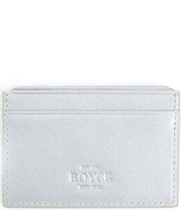 ���C�X ���f�B�[�X �A�N�Z�T���[ ���z ROYCE New York RFID Executive Slim Credit Card Case Silver �V���o�[