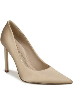 �T���G�f���}�� ���f�B�[�X �V���[�Y �q�[�� �T�e�� Sam Edelman Talula Satin Pointed Toe Stiletto Pumps Champagne �V�����p��