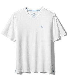 �g�b�~�[�o�n�} �����Y �g�b�v�X �V���c V�l�b�N T�V���c Tommy Bahama New Bali Skyline Short Sleeve V-Neck T-Shirt White �z���C�g