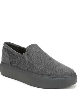 �o�C�I�j�b�N ���f�B�[�X �V���[�Y �X�j�[�J�[ �v���b�g�t�H�[�� �E�[�� Vionic Ellen Wool Slip On Platform Sneakers Dark Grey �O���[