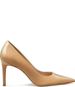 �X�`���A�[�g ���C�c�}�� ���f�B�[�X �V���[�Y �q�[�� ���U�[ Stuart Weitzman Stuart Power 85 Patent Leather Pointed Toe Stiletto Pumps Ado beige �x�[�W��