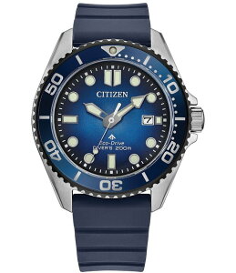 �V�`�Y�� �����Y �A�N�Z�T���[ �r���v Citizen Men's Eco-Drive Promaster Dive Three Hand Strap Watch Blue �u���[