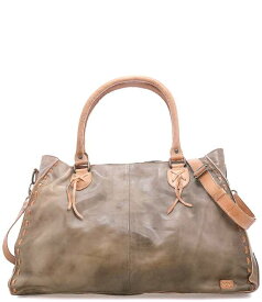 ベッドステュ レディース バッグ Bed Stu Rockaway Rustic Large Satchel Bag Taupe Oats Rustic トープ