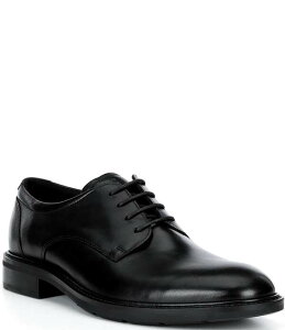 �G�R�[ �����Y �V���[�Y ���[�X ECCO Men's Prague Plain Toe Lace-Ups Black �u���b�N
