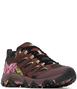 ������ ���f�B�[�X �V���[�Y �X�j�[�J�[ �t�����[�� �X�G�[�h �t�����[ Merrell Women's Moab 3 Opulent Suede Floral Embroidery Hiking Shoes Opulent