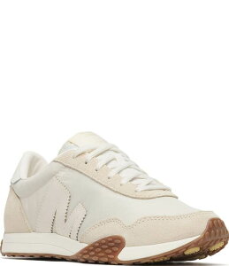 ������ ���f�B�[�X �V���[�Y �X�j�[�J�[ �v�����g �i�C���� �X�G�[�h Merrell Women'sprint Anthem Suede Nylon Retro Runners Eggshell