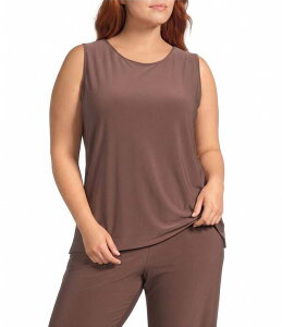 �C���x�X�g�����c ���f�B�[�X �g�b�v�X �^���N�g�b�v���X�T�C�Y �m�[�X���[�u Investments Plusize Soft Separates Reversible Crew to Scoop Neck Sleeveless Topinecone