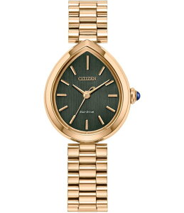 �V�`�Y�� ���f�B�[�X �A�N�Z�T���[ �r���v T�V���c Citizen Women's Eco-Drive Classic Rainell Three Hand Stainlessteel Bracelet Watch Rose Gold �S�[���h