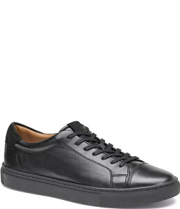 �W�����X�g���A���h�}�[�t�B�[ �����Y �V���[�Y �X�j�[�J�[ ���[�X Johnston & Murphy Collection Mens Luther Lace-to-Toe Sneakers Black �u���b�N