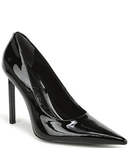 �T���G�f���}�� ���f�B�[�X �V���[�Y �q�[�� ���U�[ Sam Edelman Talula Patent Leather Pointed Toe Stiletto Pumps Black �u���b�N