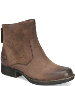 �{�[�� ���f�B�[�X �V���[�Y �u�[�c�E���C���u�[�c ���U�[ Born Mercado Soft Finish Leather Booties Dark Brown �u���E��