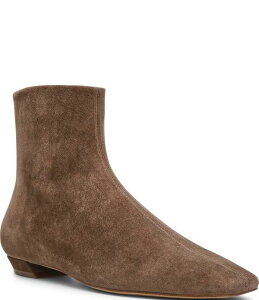 �X�e�B�[�u �}�f�� ���f�B�[�X �V���[�Y �u�[�c�E���C���u�[�c �X�G�[�h �A���N�� Steve Madden Zami Suede Square Toe Ankle Booties Taupe �g�[�v