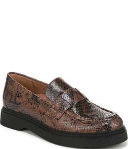 �o�C�I�j�b�N ���f�B�[�X �V���[�Y �p���v�X �v�����g ���U�[ ���[�t�@�[ Vionic Doloresnake Print Leather Loafers Hazelwood Snake