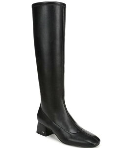 �T���G�f���}�� ���f�B�[�X �V���[�Y �u�[�c�E���C���u�[�c �g�[�� Sam Edelman Portia Stretch Square Toe Tall Dress Boots Black �u���b�N