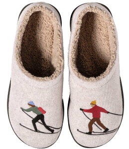 �G���G���r�[�� ���f�B�[�X �V���[�Y �T���_�� L.L.Bean Women's Daybreak Skierscuff Slippers Paper White/Skiers �z���C�g
