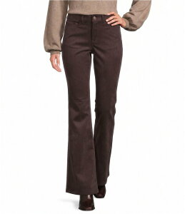 �M�u�\���A���h���e�B�}�[ ���f�B�[�X �{�g���X �J�W���A���p���c �X�G�[�h Gibson & Latimer Perfect Fit High Rise Flare Faux Suede Pants Coffee Bean �R�[�q�[