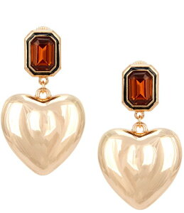 �A���i&�A���@ ���f�B�[�X �A�N�Z�T���[ �s�A�X�E�C�������O Anna & Ava Inset Stone Post Heart Statement Drop Earrings Multi �}���`�J���[