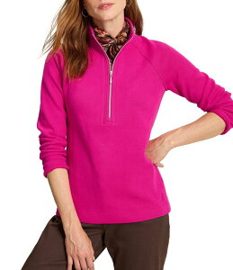 �g�b�~�[�o�n�} ���f�B�[�X �A�E�^�[ �W���P�b�g�E�u���]�� ���u�j�b�g Tommy Bahama New Aruba French Rib Knit Stand Collar Long Sleeve Pullover Magenta �}�[���^