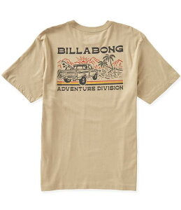 �r���{�� �����Y �g�b�v�X �V���c Billabong State Park Short Sleeve T-Shirt Sand Khaki �J�[�L