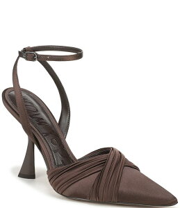 �T���G�f���}�� ���f�B�[�X �V���[�Y �q�[�� �A���N�� Sam Edelman Patrice Pointed Toe Ankle Strap Stiletto Pumps Warmocha ���J