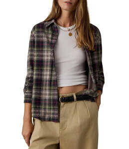 �t�@���e�B ���f�B�[�X �g�b�v�X �V���c �j�b�g Faherty Legend Knit Spread Collar Long Sleeve Button Front Shirt Sugar Hill