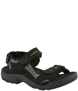 GR[ Y V[Y T_ ECCO Men's Yucatan Nubuck Sandals Black ubN