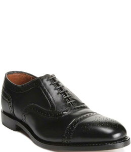 【送料無料】 アレンエドモンズ メンズ ドレスシューズ シューズ Strand Cap-Toe Leather Dress Oxfords Black