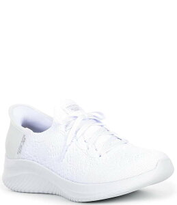 XPb`[Y fB[X V[Y Xj[J[ jbg Skechers x Martha Stewart Slip-Ins Ultra Flex 3.0 Knit Design Sneakers White zCg