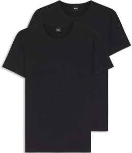 �q���[�S�{�X �����Y �g�b�v�X T�V���c Hugo Boss Modern Fit-Shirt 2-Pack Black �u���b�N
