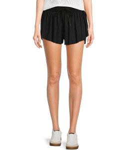 �W�[�r�[ ���f�B�[�X �{�g���X �n�[�t�p���c�E�V���[�c �V���[�g�p���c GB Mid-Rise Flippy Shorts Black �u���b�N