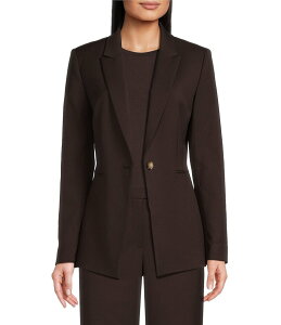 �A���b�N�X�}���[ ���f�B�[�X �A�E�^�[ �R�[�g �u���U�[ Alex Marie Liza Anywhere Everywhere Coordinating Peak Lapel Blazer Espresso