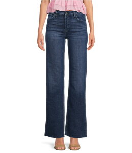 �n�h�\���W�[���Y ���f�B�[�X �{�g���X �f�j���p���c ���C�h���b�O Hudson Jeans High Rise Wide Leg Full Length Rosie Jeans Dover
