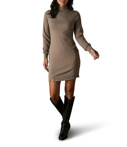 �m�[�}���u�����h ���f�B�[�X �g�b�v�X �����s�[�X ���b�N�l�b�N �j�b�g The Normal Brand Puremeso Mock Neck Long Sleeve Knit Dress Taupe �g�[�v