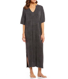 �x�A�t�b�g�h���[���X ���f�B�[�X �g�b�v�X �����s�[�X Barefoot Dreams Cozy Chic Ultra Lite Caftan Carbon