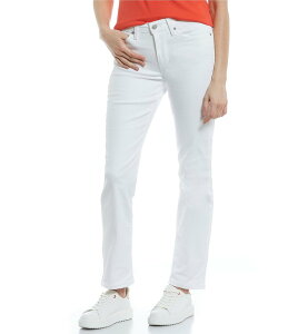 ���[�o�C�X ���f�B�[�X �{�g���X �f�j���p���c �X�g���[�g �W�[���Y Levi'sR Classic Straight Leg Mid Rise Jeans White �z���C�g